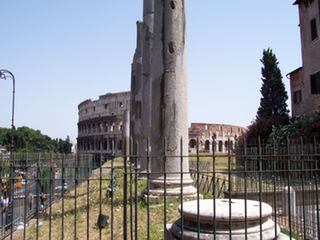Leading to the Colosseum